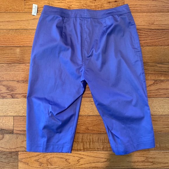 Debra Deroo Purple Capris, sz M, NWT $132 - Picture 9 of 10